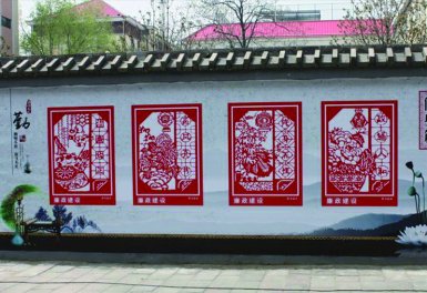 社区文明宣传文化墙